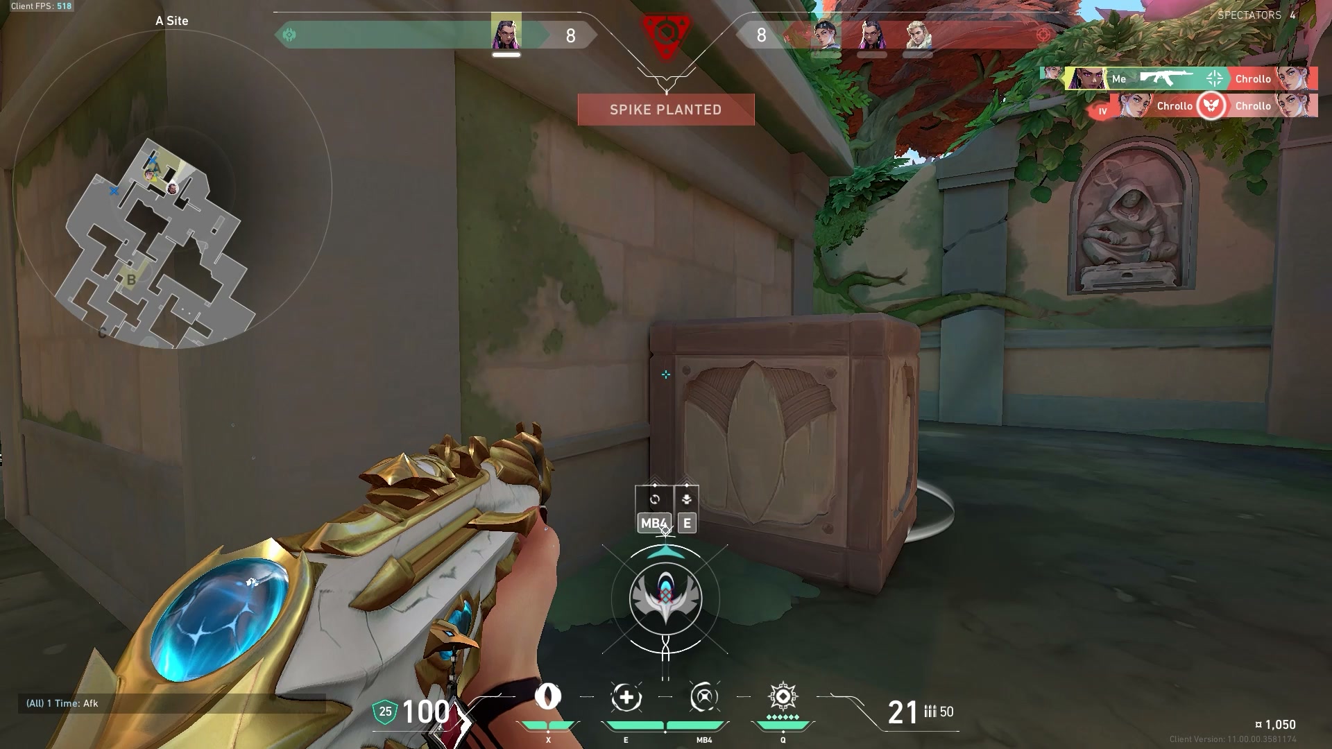 1v4 on lotus